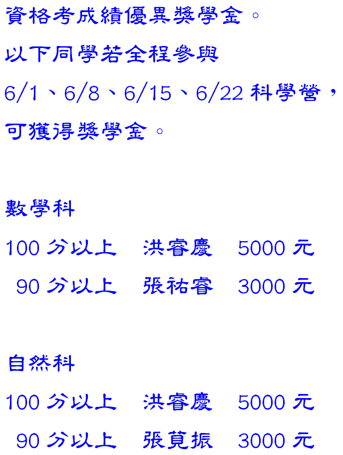 獎學金